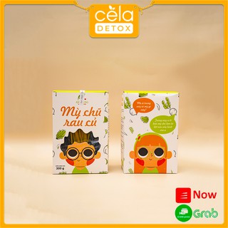 (NHẬP CELAGG621 ĐƠN 500K GIẢM GIÁ 30K) Mỳ chũ rau củ Cela  phù hợp cả gia đình, đặc biệt là trẻ em, hộp 300gr