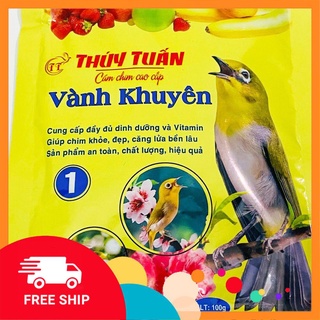 Cám chim vành khuyên Thúy Tuấn số 1 cao cấp chất lượng giá rẻ 100gram Phụ Kiện KaLoTeBon