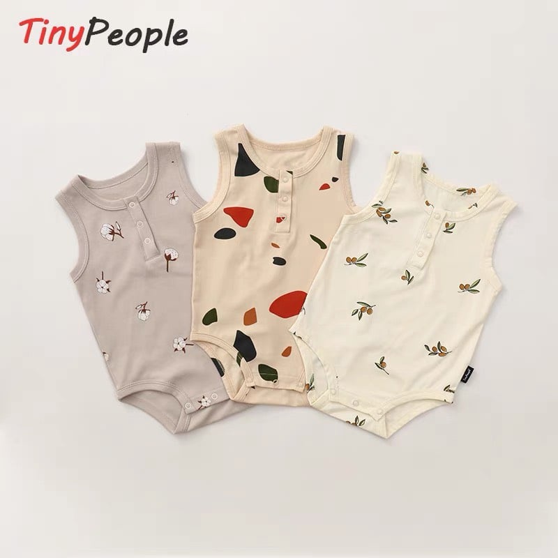 Bộ Body Họa Tiết Cho Bé Trai Và Bé Gái Từ 5kg Đến 18kg Chất Liệu Vải Cotton Chaarlie Kids Quần Áo Trẻ Em