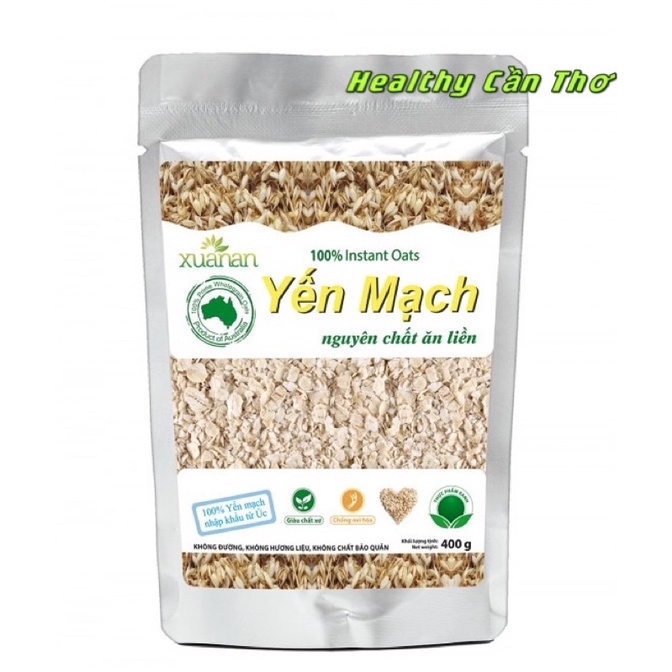 Yến mạch Nguyên Chất Xuân An 400gr - Tặng Kèm Km Ngẫu Nhiên