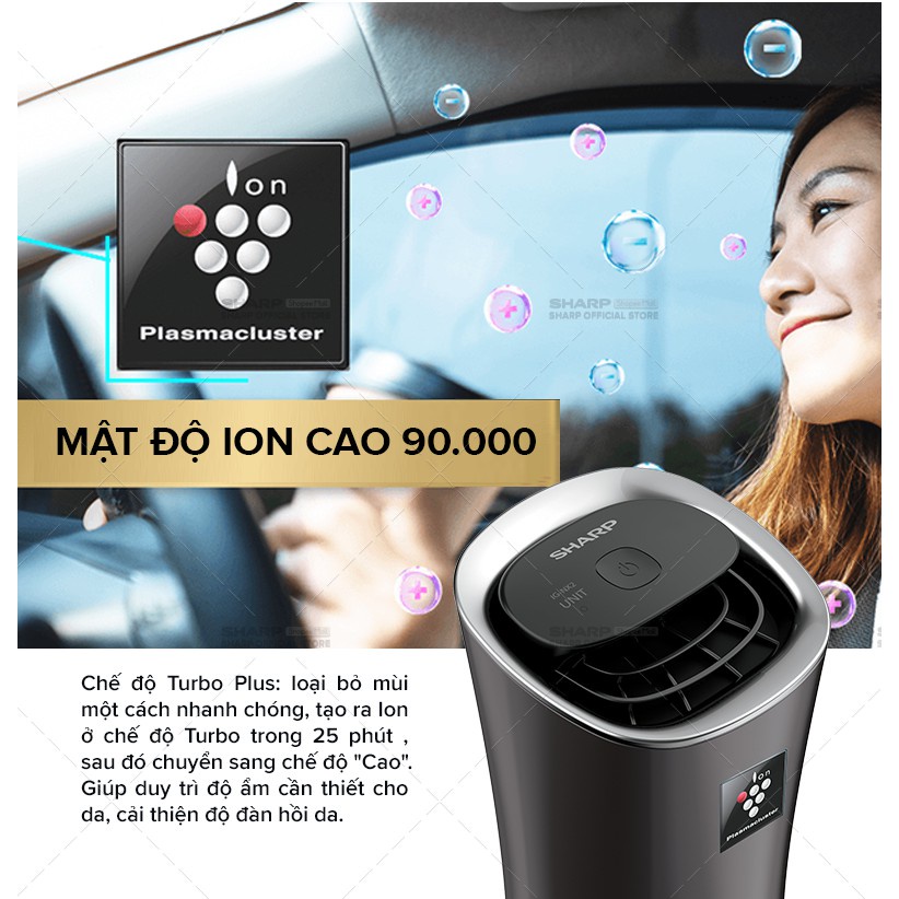 NEW MODEL Máy Lọc Không Khí Ô Tô Sharp IG-NX2E Hàng Thái Lan