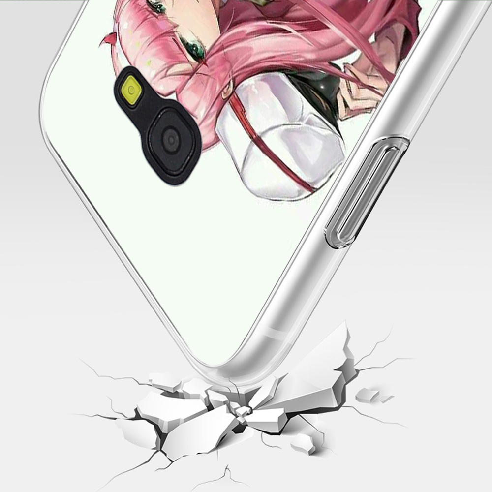 Samsung A01 EU A5 2017 A6 Plus 2018 A7 A8 A9 M20 M31 A71 TPU transparent Soft case 20GBY franxx wiki zero two anime