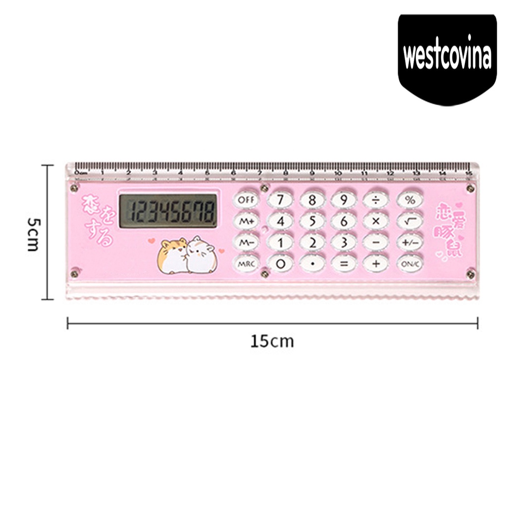 Phương Tây✎Máy Tính Cầm Tay Màn Hình Lớn 8 Chữ Số