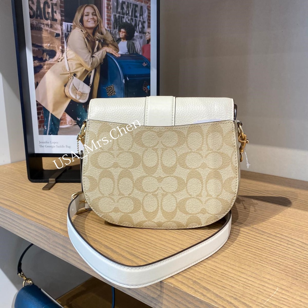 Túi Messenger COACH Saddle Bag, Hàng Chính Hãng Có Giấy Chứng Nhận Mua Hàng, Balo Đeo Bên, Có Thể Điều Chỉnh Độ Dài