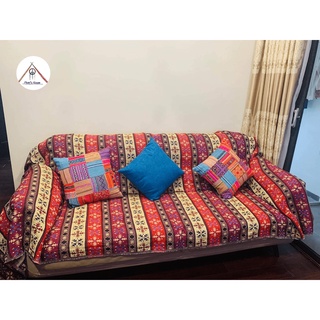 Thảm thổ cẩm cỡ lớn, kt 3m*1.5m, phong cách boho