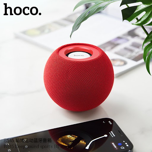 Loa bluetooth Hoco BS45 - Hỗ trợ khe cắm thẻ nhớ - Âm thanh sâu - Bảo hành 12 tháng