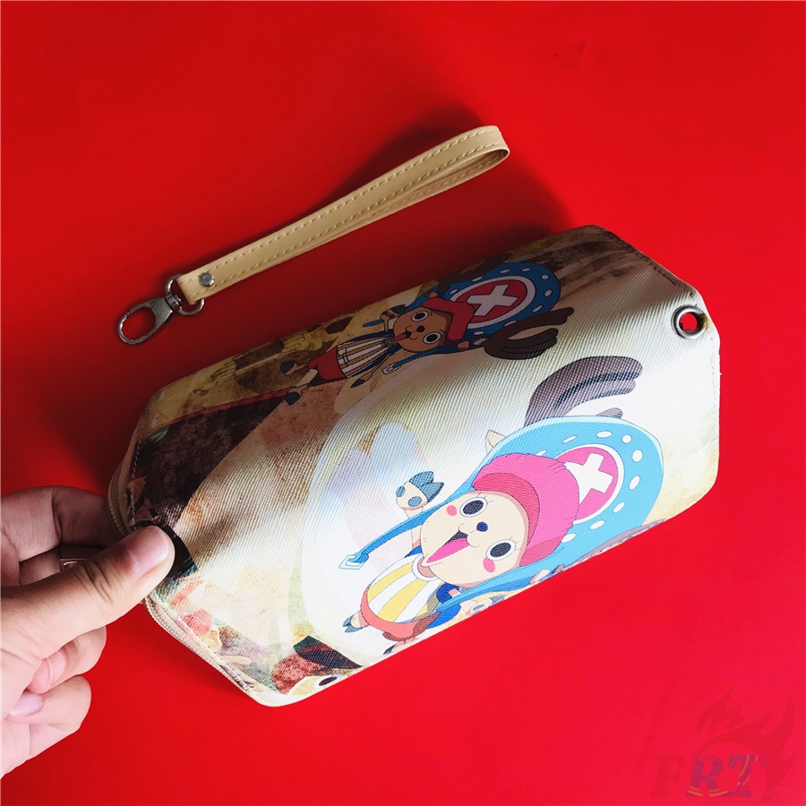 ❀ Ví Dài Họa Tiết ONE PIECE Q-4: Chopper ❀ 1 Ví Nữ Da PU In Hình Anime Thời Trang