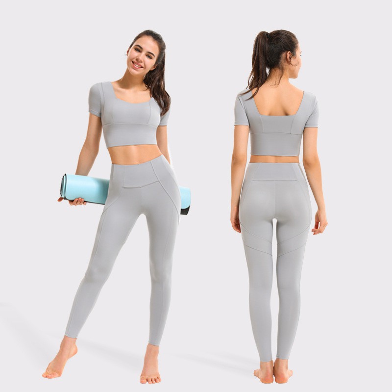 Set Đồ Tập Gym Có Mút Nâng Ngực Thoải Mái Thời Trang
