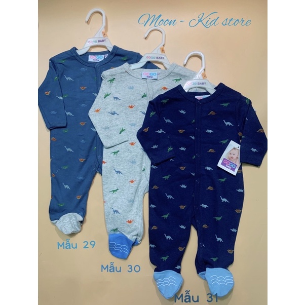 (Chọn mẫu) Sleepsuit bộ body dài tay cho bé