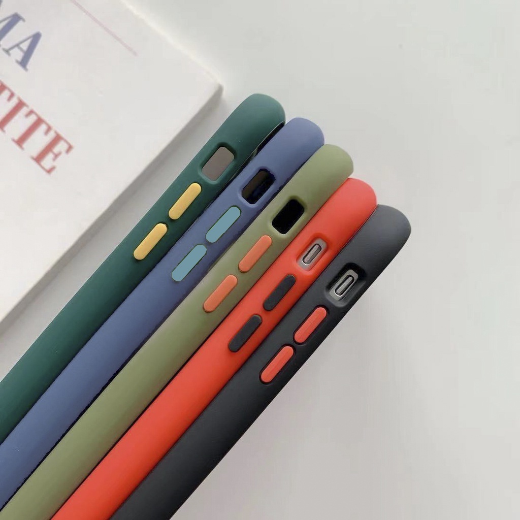 Ốp lưng iphone Basic Viền nhựa dẻo mặt nhám 6s/6plus/6splus/7plus/8plus/x/xs/xs max/11/11promax/12promax/13/13promax