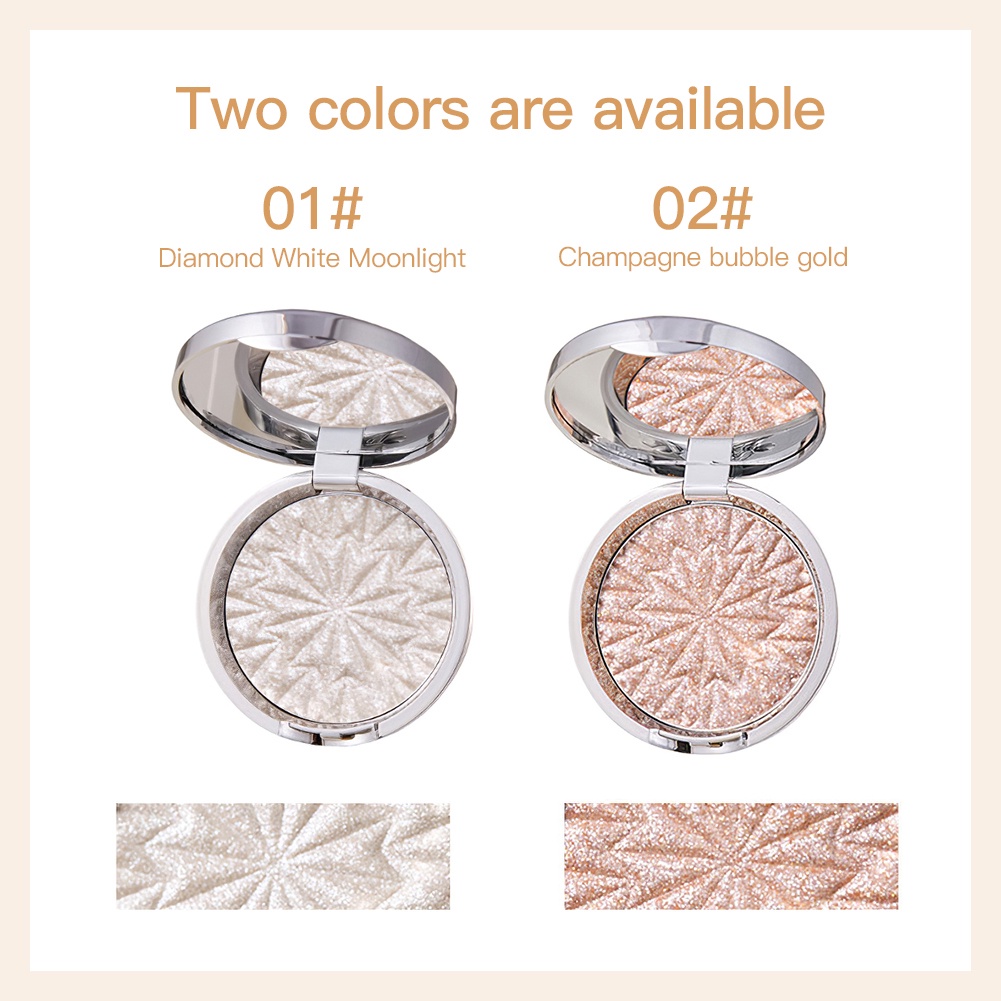 Phấn Bắt Sáng GECOMO Chống Nước Lâu Phai 10g