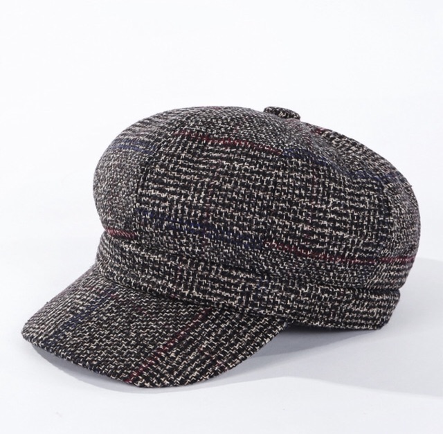 Mũ Nồi Nữ, Mũ Baret kẻ Caro phong cách năng động Hàn Quốc