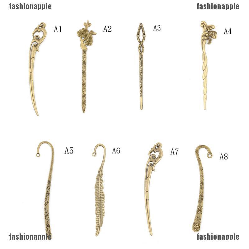 ❀❀ Trâm Cài Tóc Bằng Hợp Kim Đồng Khắc Họa Tiết Cổ Điển Cho Nữ