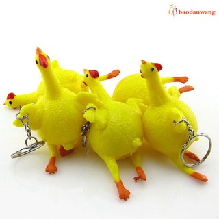 Móc Khóa Gà Đẻ Trứng Đồ Chơi Vui Nhộn