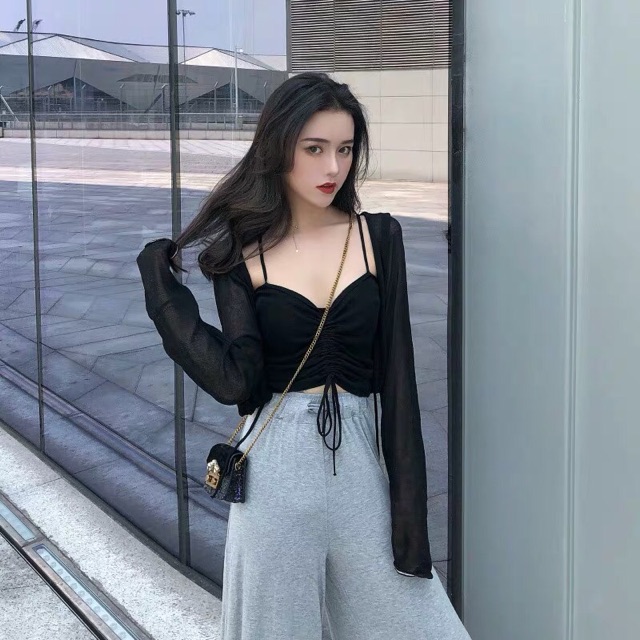 Áo Khoác Len Mềm CROPTOP | BigBuy360 - bigbuy360.vn