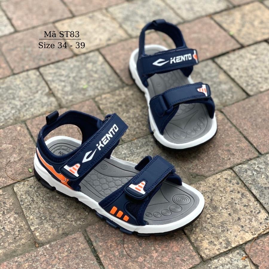 Sandal bé trai hàng Việt nam quai ngang thể thao năng động & cá tính cho trẻ em học sinh tiểu trung học 7 - 12 tuổi ST83
