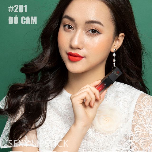 Son kem siêu lì belips_Màu đỏ cam