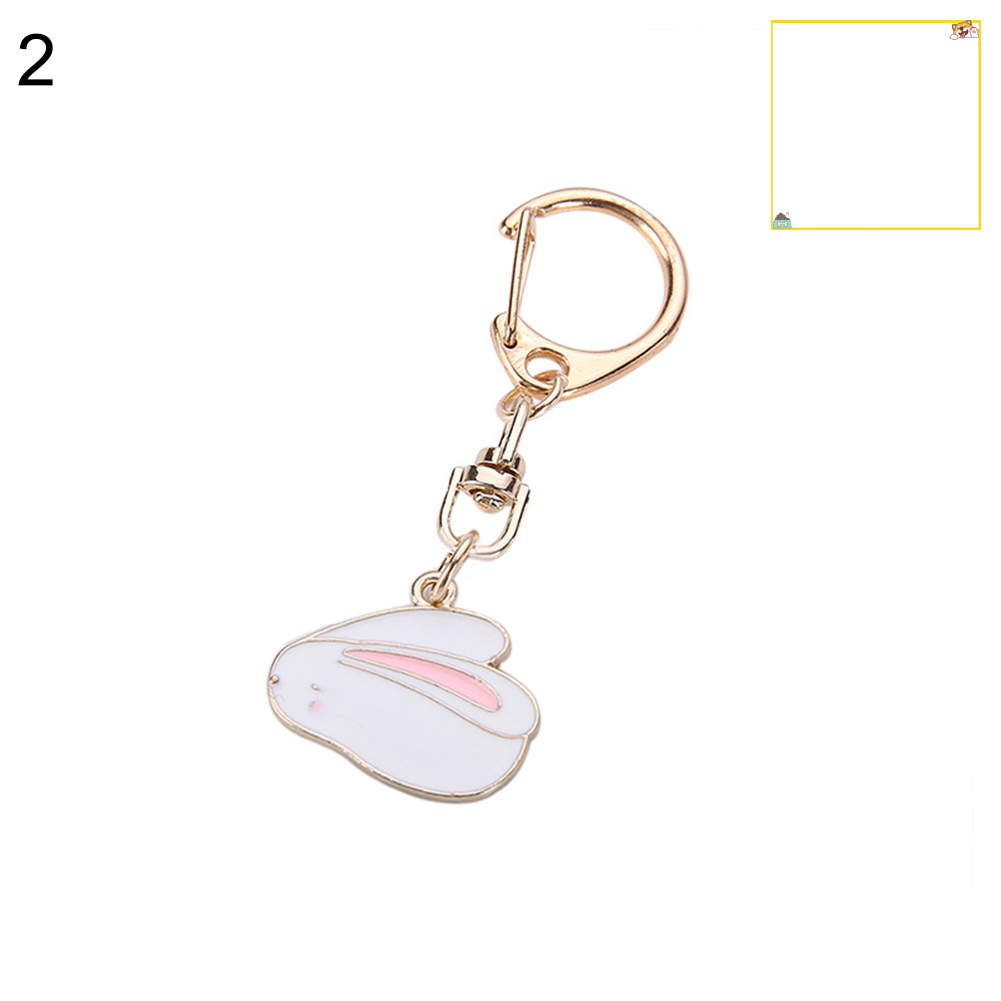 Móc Khóa Hình Chú Thỏ Và Củ Cà Rốt Đáng Yêu