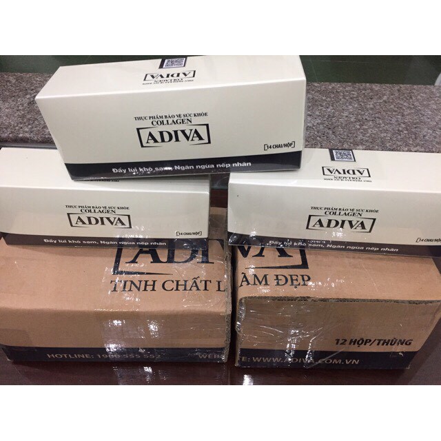 (CHÍNH HÃNG) 01 Hộp Collagen ADIVA nước mẫu mới (14 lọ/ hộp) | BigBuy360 - bigbuy360.vn
