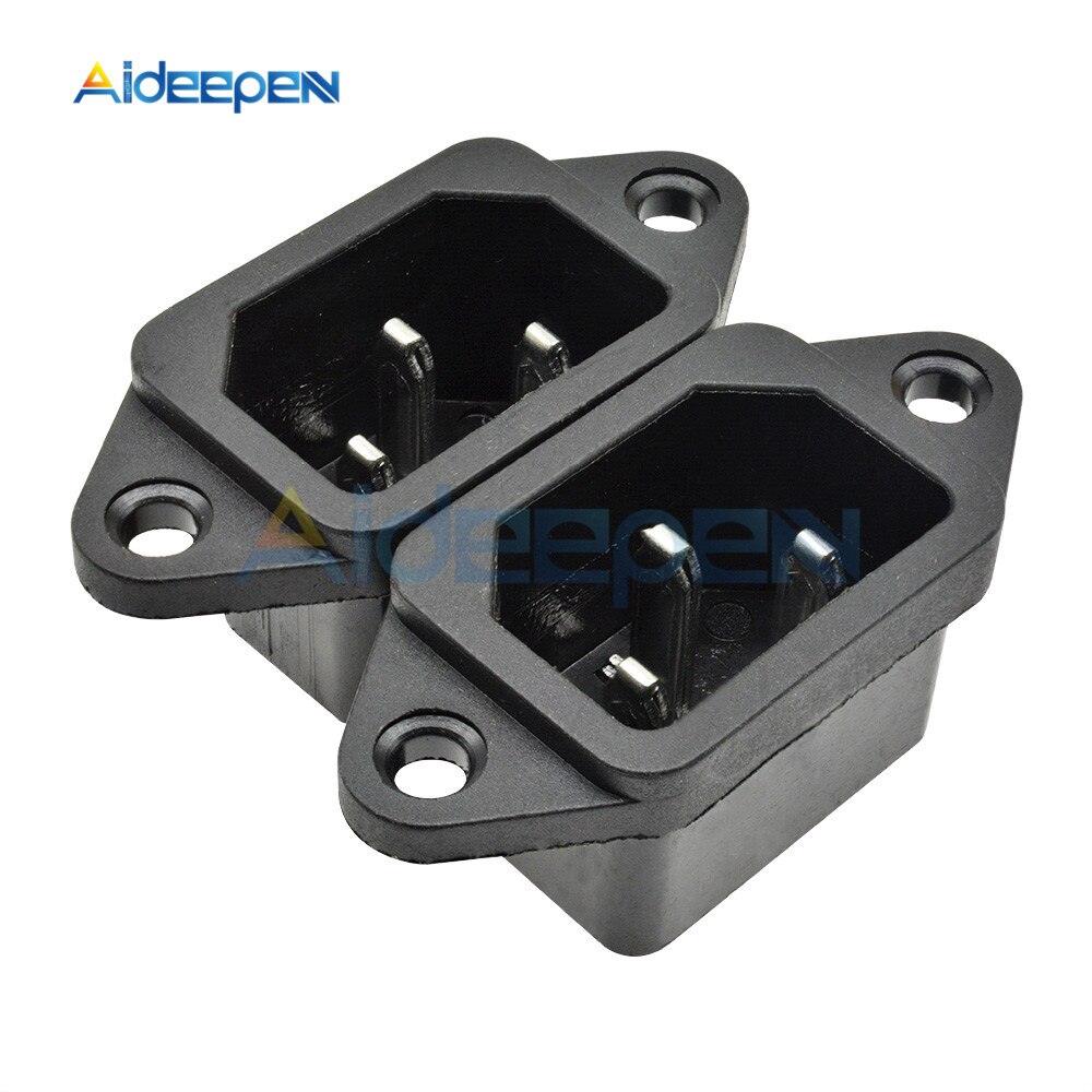 Set 5 Ổ Cắm Điện Ac-04 Iec320 C14 Ac 250v 10a 3-pin | BigBuy360 - bigbuy360.vn