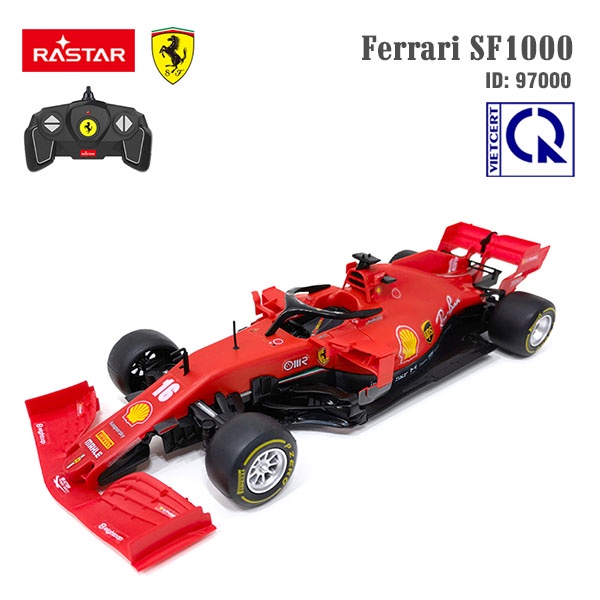 Siêu xe Ferrari SF1000 - RASTAR 9700 - đồ chơi lắp ráp mô hình xe đua tỉ lệ 1:16 với 65 chi tiết