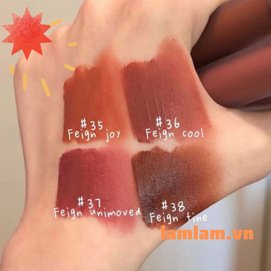 Son Kem Lì Bbia Màu 38 Feign Fine Nâu Đất 5g Last Velvet Lip Tint Version 8