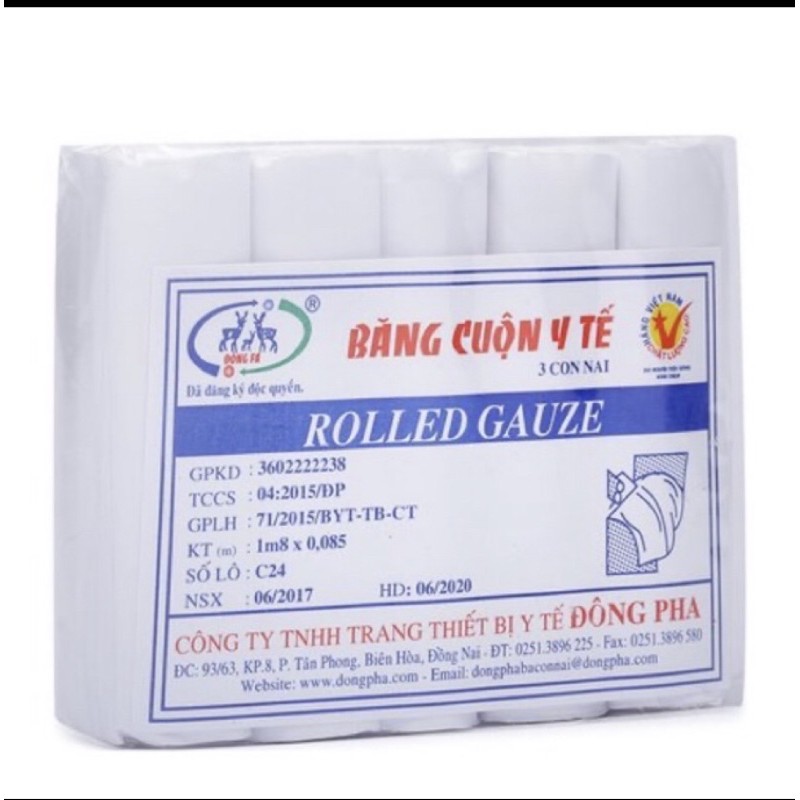 Gạc cuôn y tế Đông pha