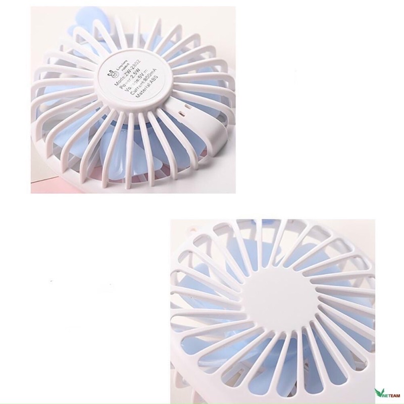 Quạt cầm tay Mini Summer Fan siêu dễ thương với 3 chế độ gió tích hợp pin 800mAh
