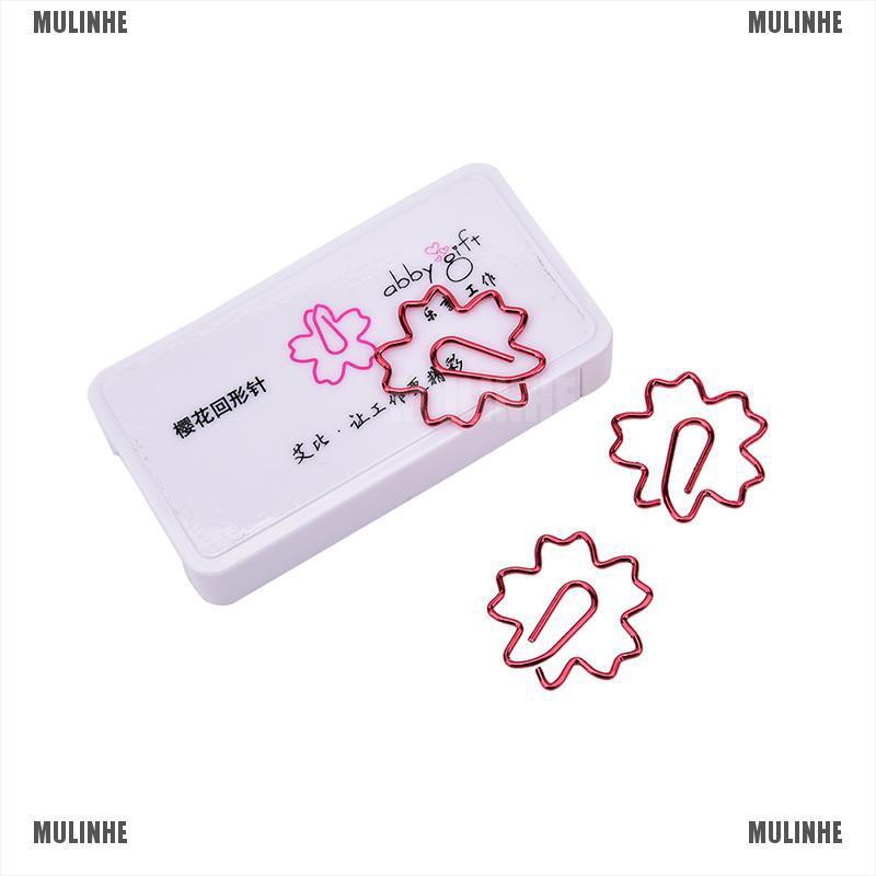 Set 2 Kẹp Giấy Hình Hoa Anh Đào Xinh Xắn