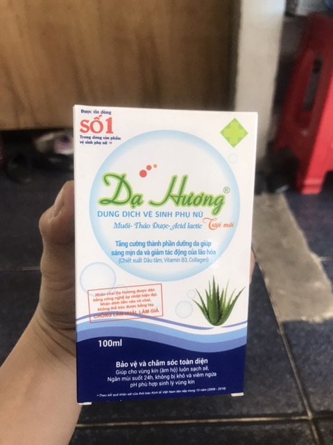 DUNG DỊCH VỆ SINH DẠ HƯƠNG chai 100ml