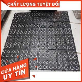 Thảm Nhựa Ghép Chống Trơn Trượt Nhà Tắm Cắt Ghép kt 30x30cm - 01 tấm