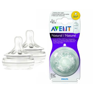 Núm ti thay bình sữa Avent Natural