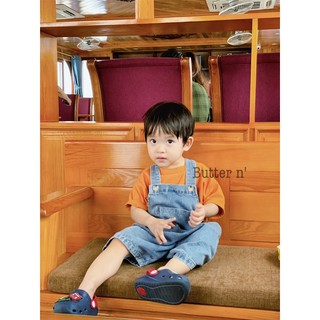 Yếm jean lửng cho bé