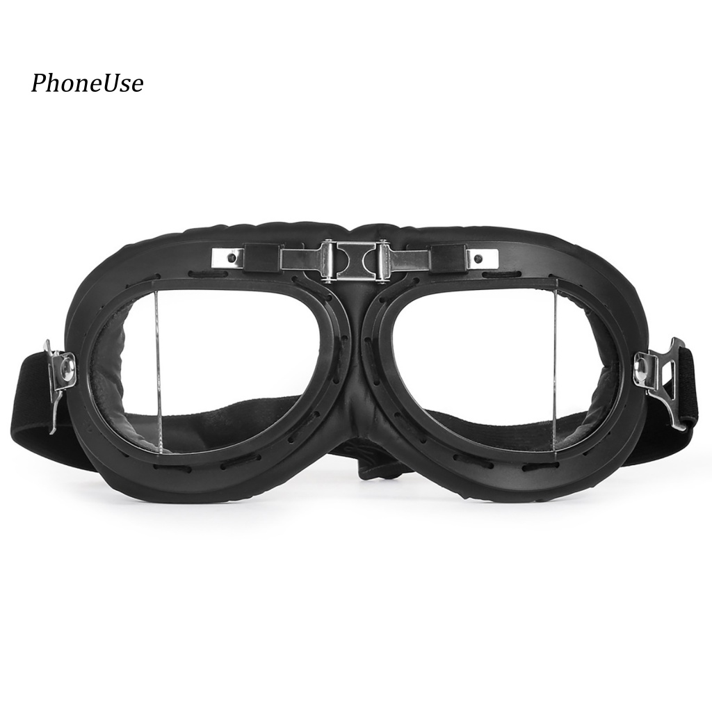 Kính Mát Thể Thao Bảo Vệ Mắt Chống Bụi Chất Liệu PU Nhẹ Dùng Khi Chạy Xe Mô Tô