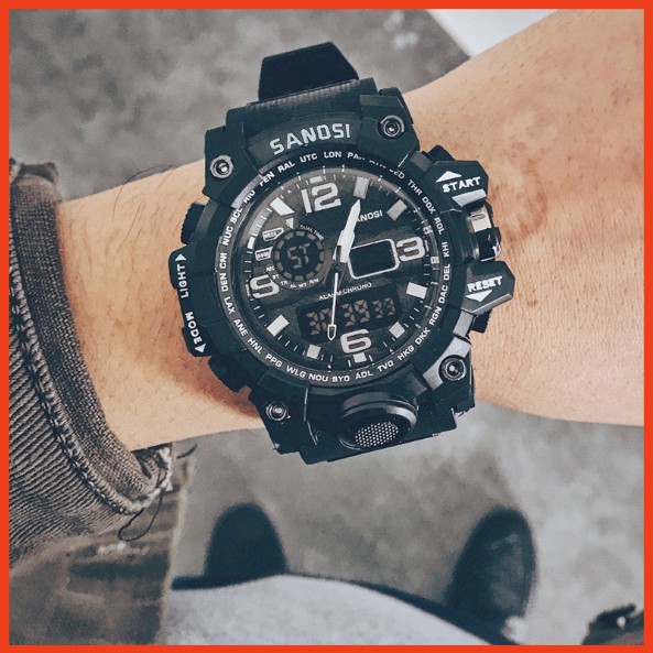 Đồng hồ thể thao nam SANOSI điện tử đẳng cấp Quân đội Siêu chống nước | BigBuy360 - bigbuy360.vn