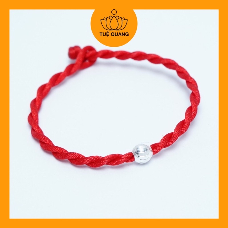 Chỉ đỏ bi bạc ta - may mắn, bình an