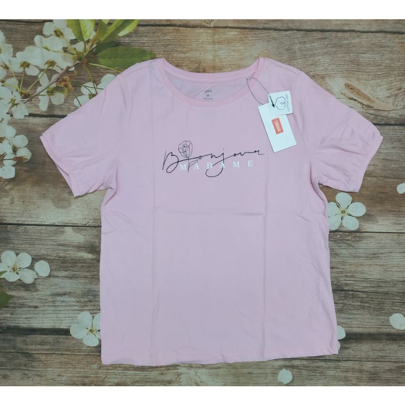 Áo phông nữ Canifa chất cotton USA