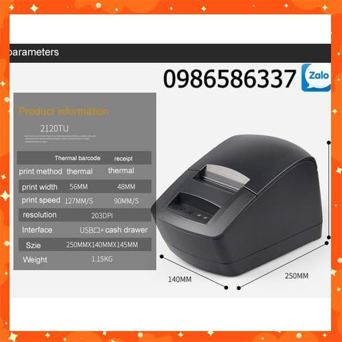 [8HEO HN] Máy in mã vạch Gprinter GP-2120TU phiên bản 2017 có sẵn driver trong máy,in cực nhanh [Hàng Xịn]