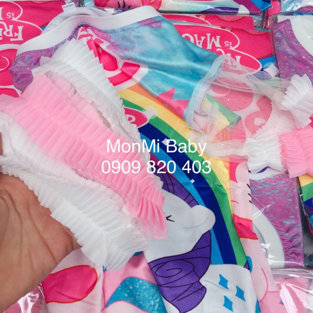 ĐẦM NGỰA PONY THUN LẠNH LOẠI 1 CÁ TÍNH CHO BÉ GÁI 12-40KG