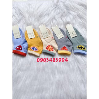 Set 10 Đôi Tất Siêu Nhân Cho Bé ( Màu Vàng )
