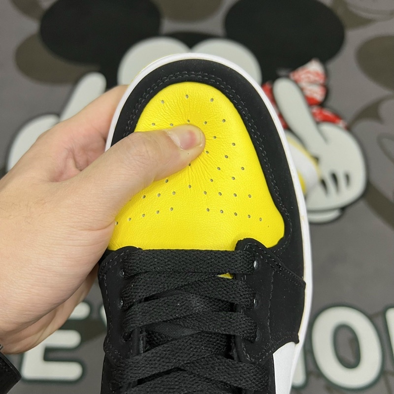 [Loli Sneaker] Giày AJ1 Mid Yellow Toe - Chất Lượng Cao (Ảnh Thật)