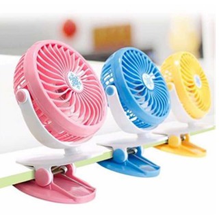Quạt Sạc Pin Tích Điện F168 Chân Kẹp Bàn Kẹp Xe Đẩy Xoay 360 Độ, 3 Tốc Độ Gió - Có bảo hành