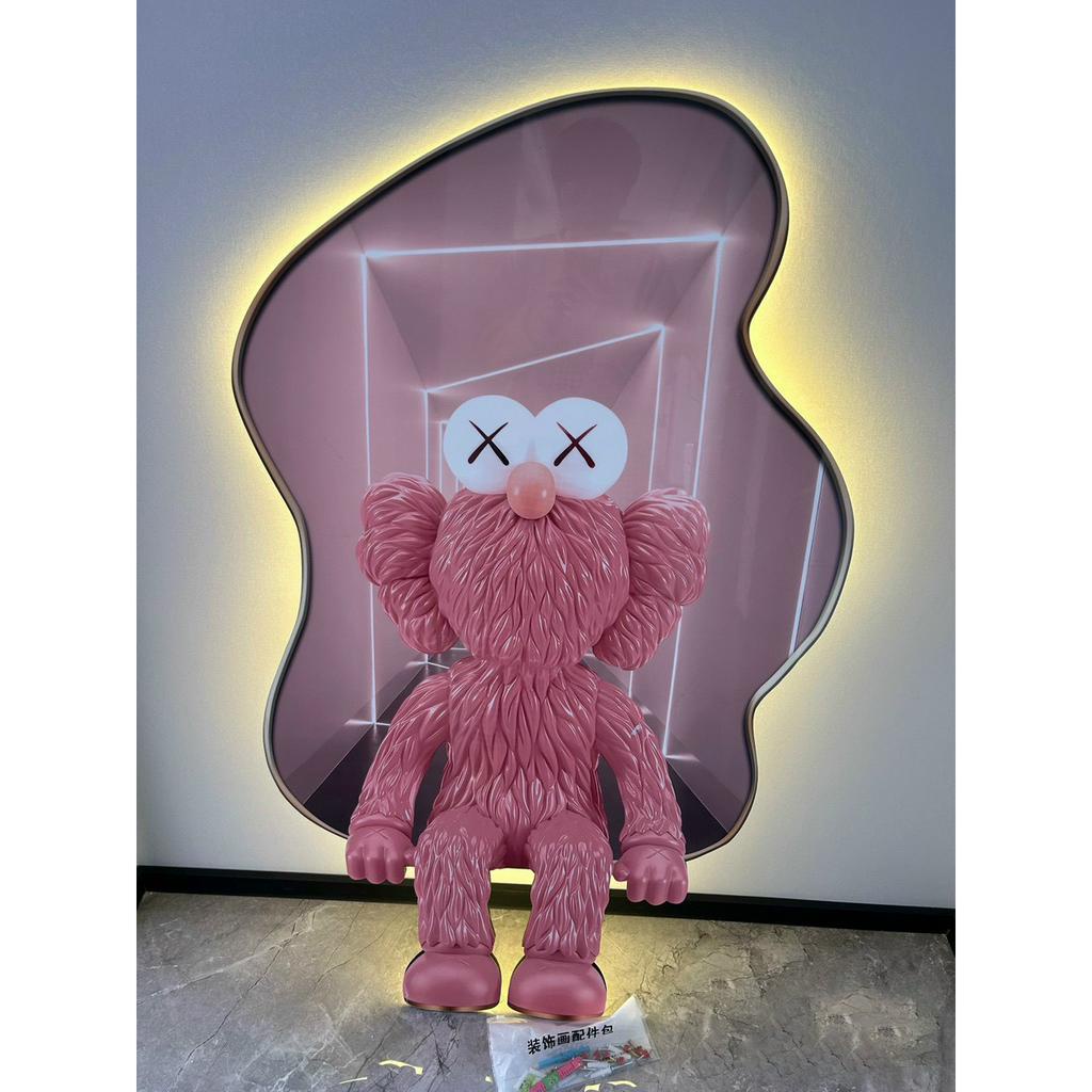 Tranh LED Tráng gương treo tường kwas Tường Xinh - Home có điều khiển từ xa trang trí quán spa , quán tóc , nhà ở...