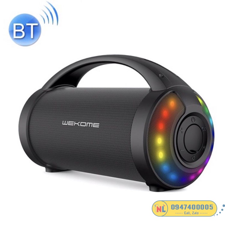 Loa Bluetooth WK-D22 Cao Cấp. Loa WEKOME D22 Kiểu Dáng Sang Trọng, Đèn Nháy Cực Đẹp, Âm Thanh Hay. Bảo Hành 12 Tháng