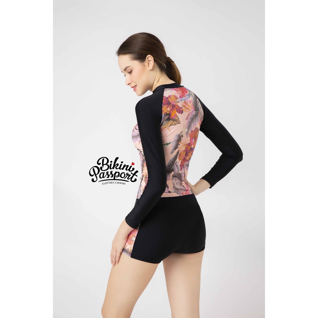 BIKINIPASSPORT - Hai mảnh áo tay dài, quần short phối họa tiết - Floral BS375_FLO | BigBuy360 - bigbuy360.vn