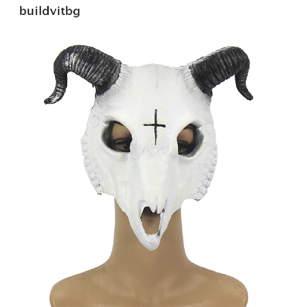 Mặt Nạ Hóa Trang Halloween Hình Đầu Lâu / Dê