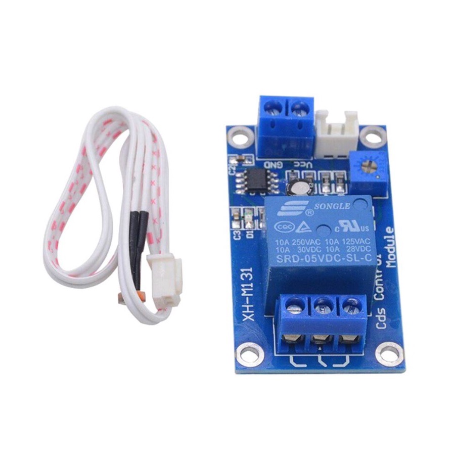 Module Cảm Biến Ánh Sáng Có Relay, mạch chế bật đèn tự động ban đêm