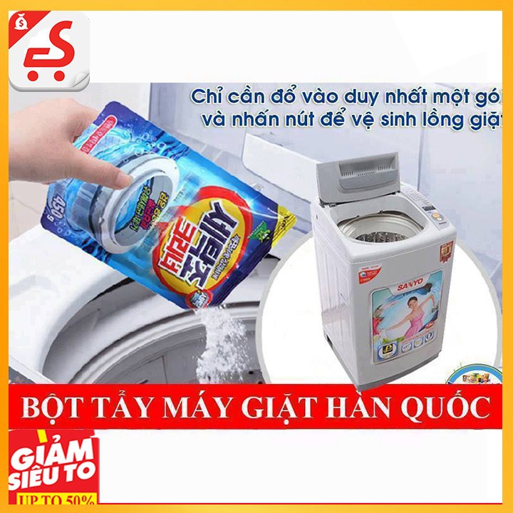 [Xả kho + free ship] Bột tẩy lồng máy giăt hàn quốc