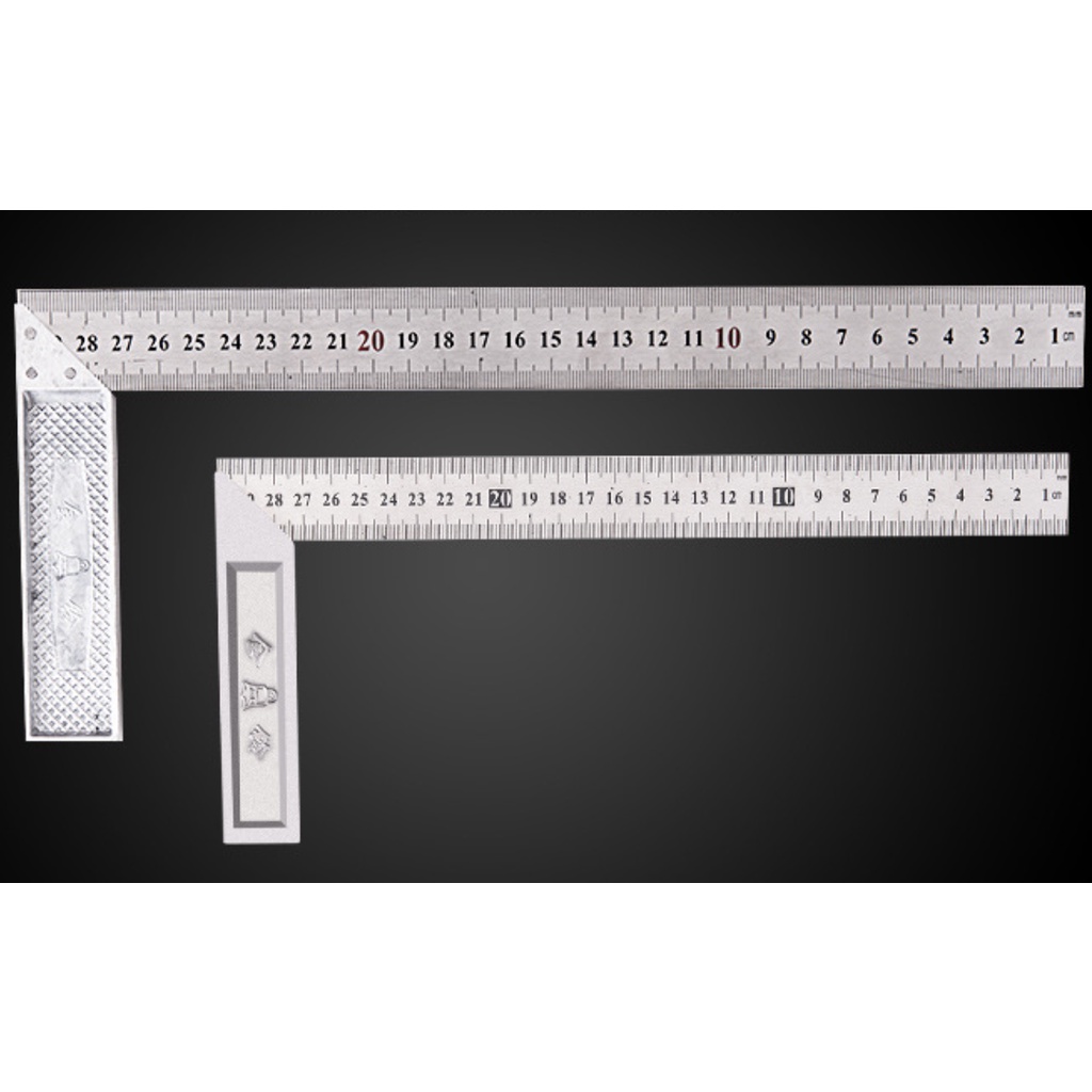 Thước ke góc vuông chữ L dùng trong ngành mộc/ Thước L 300mm, 500mm, 600mm