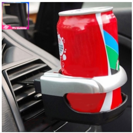 Giá đỡ ly gắn lỗ thông gió máy lạnh trên xe hơi ô tô khay đựng cốc chứa chai nước uống tách cà phê nhựa khe điều hòa